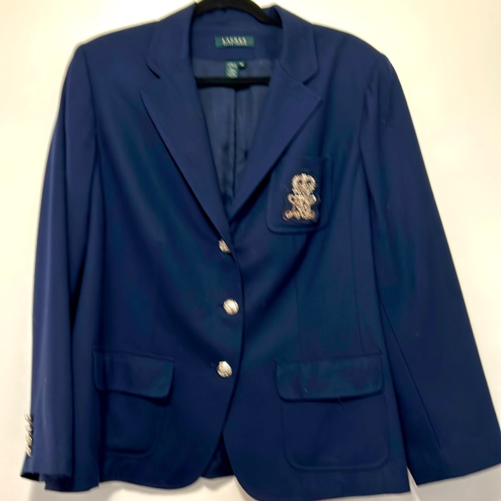 Polo lauren navy blue blazer